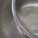 P&P CHEF Colander Set of 3, Stainless Steel Micro-Perforated Colanders Strainers for Draining Rinsing Washing, Ideal for Pasta Vegetables Fruits, Heavy Duty & Dishwasher Safe - 1/3/5 Quart