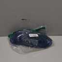 shevalues Terry Cloth Open Toe Slippers for Women Memory Foam Slip On House Slippers, Navy, 7.5-8.5 Women/6-7 Men