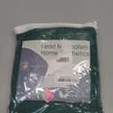 Emerald Green Linen Curtains 90 Inch Length 2 Panels for Living Room Bedroom, Light Filtering Sheer Curtains 90 Inches, Modern Farmhouse Grommet Semi Sheer Soft Privacy Drapes