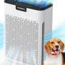 Air Purifiers for Home Large Room 2200 Ft with Washable Filters, MOOKA HEPA Filter Pet Air Purifier for Bedroom with Fragrance, Air Cleaner for Smoke Dust Pollen Pets Hair Odor, KJ190L White