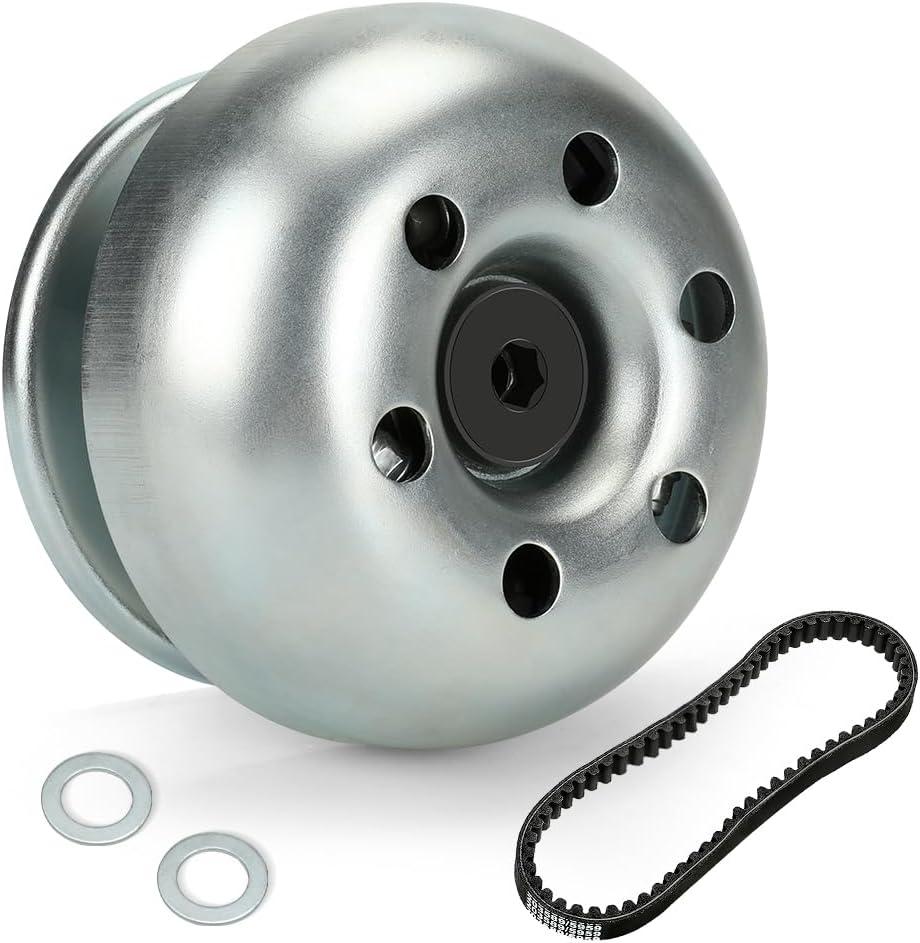 30 Series Torque Converter Driver Clutch for Predator 212 196cc 3/4" Bore Engine Mini Bike Go Kart Coleman CT200U BT200X CT200U-EX Baja Massimo MB200 KT196 Minibike Performance Parts (Silver)