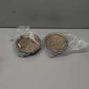 NIKKY HOME Gold Decorative Iron Plate Clawfoot Candle Holders Set of 2, Vintage Pillar Candlestick Stand Base Tray for LED & Wax Candles, Incense Cones, Spa, Weddings