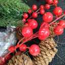 Set of 2 Outdoor Christmas Tree with Lights Small Planter Bushes Battery Operated Artifical Urn Filler Outside Christmas Decorations for Front Porch,Yard,Pathway