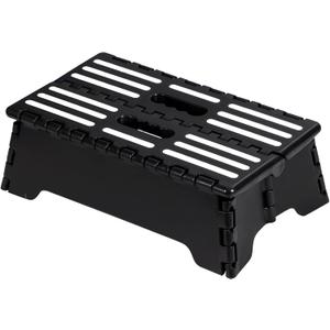 5 Inch Folding Step Stool for Adults, Portable Step Stool with Handle, Foldable Stepstool for Kids Elderly, Suitable for Kitchen, Bathroom, Toilet RV, Black