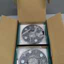 YHTAUTO 5x4.5 Hub Centric Wheel Spacers 15mm Compatible with Acura, Honda Models, Accord, Civic, CR-V, Odyssey, MDX, 5x114.3mm Tire Spacers w/ M12x1.5 Studs, 64.1mm Hub Bore 5 Lug 4PCS