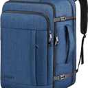 Carry On Backpack, Extra Large 50L Travel Backpack for Men & Women, Expandable Backpack For Airplanes, 17 Inch Laptop Backpack, Luggage Suitcase 40L Daypack Lightweight Business Weekender Bag, Blue