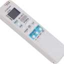 AULCMEET Replace AC Remote Controller Compatible with Sanyo Air Conditioner RCS-4VPIS4U KS0971 SAP-C127RAX SAP-C77RAX SAP-C97RAX SAP-K127RAX SAP-K77RAX SAP-K97RAX Sub Remote KMS0972 KMHS0772 KMHS1712