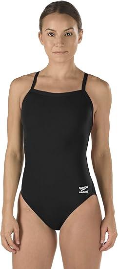 Speedo Women's Swimsuit One Piece Endurance+ Flyback Solid Adult Team Colors, Size: 30