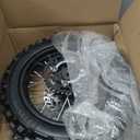 12" Rear Wheel 80/100-12 Tire Assembly For Dirt Pit Bike 125cc 140cc 150cc Apollo SSR XR CRF TaoTao Includes Brake Rotor and 428 Sprocket (12 with Components)