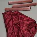 Heatless Hair Curler Overnight Curls-3 Pcs No Heat Curling Blowout Rod to Sleep In,Hair Rollers with Satin Scarf (Dusty rose)