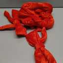 Christmas Decorations - 6 Ft Red Velvet Bow Garland - Xmas Decor for Mantel Fireplace Shelf Cabinet Stand Door Window Frame Bedroom Living Room Home Entryway Indoor Holiday Decoration