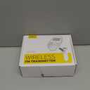 Nulaxy KM18 Bluetooth 5.4 Car Adapter with 1.44" Clear Display & Flexible Gooseneck  FM Radio Transmitter & Bluetooth Receiver for HandsFree Calls, Wireless Music via BT/FM/AUX/TF, USB Car Charger