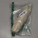 French Style Travel Compact Folding Umbrella with 7CM(2.76in) Hook and Loop Strips/8Ribs/Lightweight Portable/Auto Open Close/UV Protection/UPF 50/Parasol/Waterproof/Rain Sun/Backpack/Car/Women Kid (37.5inches, Beige)