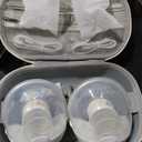 Momcozy M5 Smart APP Controlled Wearable Breast Pump, Hands-Free Wireless Electric Pump, 3 Modes 9 Suction Levels, BPA-Free, Portable Lightweight, 24mm Flange, 2-Pack Quill Gray