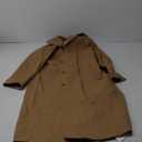 Tankaneo Womens Long Trench Coat Single Breasted Oversized Windproof Overcoat Fashion Outerwear (Small, Camel)