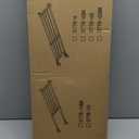 Hershii Tension Shelf Expandable Rod Closet System Heavy Duty Clothes Hanger Adjustable DIY Storage Organizer Shoe Rack (23.62 - 39.37 inches, Ivory)