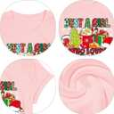 Christmas Shirts for Women Nurse Christmas T-Shirt Xmas Nursing Tee Nurse Vacation Tops (Pink, S)