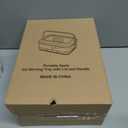 Divided Chilled Serving Tray for Parties,Ice Chilled Party Platter,Ice Serving Bowl with Lid and Handle,Charcuterie Serving Board,Cold Dish Dip for Fruit Seafood Vegetable Shrimp Cocktail Appetizer... (Pink)