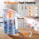 Steam Cleaner for Home, Steam Mop with Detachable Steamer, 320ml Water Tank, 10s Fast Heating, 10-in-1 Handheld Steamer for Cleaning Kitchen, Floor, Tiles, Window, BBQ Grill, Car