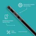 Tech21 Evo Clear case for Samsung Galaxy S24+ - Transparent Anti-Yellowing case - Clear