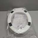 Carex Toilet Seat Riser, Elongated Raised Toilet Seat Adds 3.5 inches to Toilet Height, for Assistance Bending or Sitting, 300 Pound Weight Capacity Toilet Riser