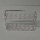 Egg Holder for 36 Eggs, Egg Storage for Refrigerator, PET Egg Container for Kitchen Countertop, Egg Dispenser, Egg Tray, Clear