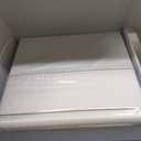 sunflower Cotton Queen Sheet Set - Queen Size Sheet Deep Pocket Up to 16 inches, White Queen Sheet Set, 4-Piece Luxury Hotel Quality Sheet with Silver Trimmed Design