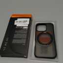 TORRAS Upgrade 360Rotatable Magnetic for iPhone 16 Pro Case 6.3 inch, Fit for MagSafe 16 Pro Phone Case, 16FT Mil-Grade Shockproof, Flush Stand Ring Holder, Translucent Slim Protective Ostand, Black