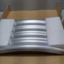  4x4x1ft(2 Pack) Galvanized Round Raised Garden Bed, Outdoor Planter Box Metal Patio Kit Planting Bed for Vegetables Flowers Herb, Silver