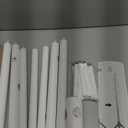 Pipishell Sturdy Wooden Coat Stand, 3 Adjustable Sizes Coat Tree with 8 Hooks, Coat Stands for Hallway Entryway, Hat Stand for Clothes, Used in Bedroom/Office/Hallway/Entryway, White