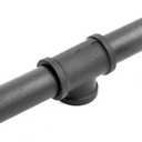 DIYHD 12FT Wall Mount Pipe Handrail for Stairs,Industrial Rustic Black Indoor Deck Hand Rail