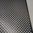 Gisafai 2 Pcs Decorative Cloverleaf Aluminum Sheet 12 in. x 24 in. x 0.02 in. Black Perforated Decorative Metal Sheets Metal Mesh Aluminum Sheet for Indoor Outdoor