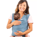 WeeSprout Baby Wraps Carrier - Perfect Child Sling for Newborn and Infant, Enhances Bonding, Soft and Breathable, Ideal for Babywearing (Blue Dusk)