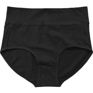 Pure Cotton Underwear For Women Skin-Friendly Comfortable And Breathable Underwear Mid-Waist (Small, Black)