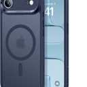 ESR for iPhone Air Case, Camera Control, Compatible with MagSafe, Shockproof Military-Grade Protection, Magnetic Phone Case for iPhone 17 Air Case, Frosted Blue