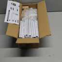 10 Tier Vertical Shoe Rack - White Narrow Shoe Rack for Closet & Entryway, Space Saving Tall Shoe Organizer for Small Spaces, Sturdy Skinny Shoe Tower Stand for Boots & Heels