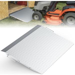 Upgraded Shed Ramp for Riding Mower 2PCS, 29" Lx48 W Anti-Slip Loading Ramps for Lawn Mowers,Pickup Trucks,Garage Threshold Doorway Tractor,Snow Blower,Garden Cart, 1500lbs Capacity