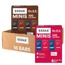 RXBAR Minis Protein Bars, Snack Bars, Variety Pack (16 Count) (8 Count (Pack of 2)), BBD 10/03/2026