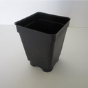 Square Mini Succulent Pots Holes Thickened Flowerpot for Bonsai Plant Pots Bulk Plastic Succulent Basin 4 Packs