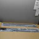 Crowd Control Stanchion Set, 2 Pack Black Stanchions with 6.6Ft Sturdy Retractable Belts, Crowd Control Barriers for Parties, Airport Lines, Events, Weddings