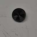 Garbage Disposal Splash Guards 3 3/8" Sink Baffle QCB-AM Replacement for InSinkErator Evolution Series, Upgraded Removable Quiet Collar Drain Plugs, Garbage Disposer Accessories, Black (Deep Black - 1 Pack)