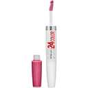 Maybelline Super Stay 24, 2-Step Liquid Lipstick Makeup, Long Lasting Highly Pigmented Color with Moisturizing Balm, Wear On Wildberry, Mauve Pink, 1 Count (0.08 Fl Oz (Pack of 1))