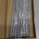 Moxweyeni 40 Pcs 7'' Gutter Screws Star Drive Screws Durable Nails for Fastening Gutters to Wood Sagging Gutters and Maintenance (Gray)