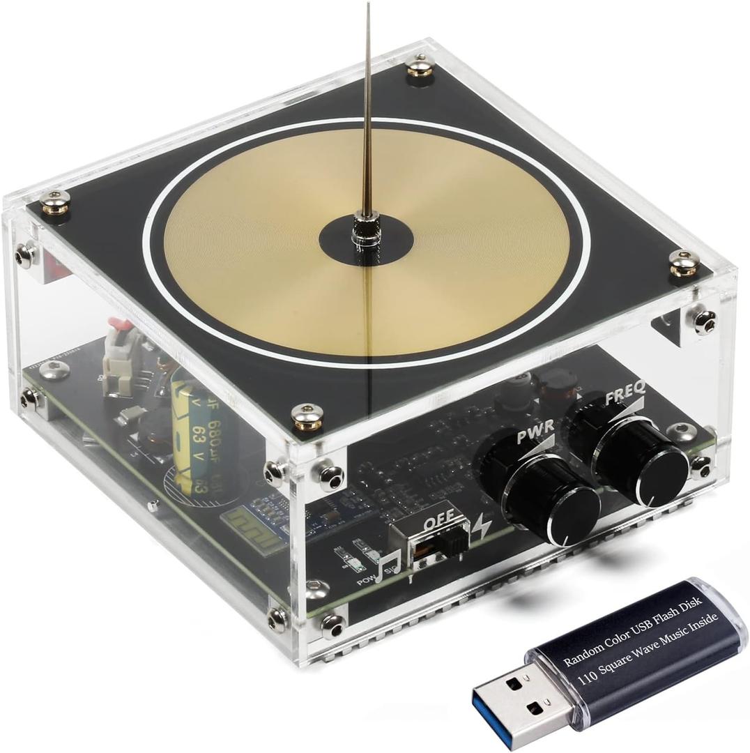 Joytech Bluetooth Music Tesla Coil Arc Plasma Loudspeaker Wireless Transmission Experiment Desktop Toy Model SSTC SS02