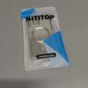 NITITOP Compatible with iPhone 11 Pro Case Cute Clear Glitter [Compatible for MagSafe] Sparkle Bling Magnetic Plating Heart Girl Women Electroplated Frame Camera Protection Back Cover - Silver