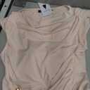 ZESICA Women's 2026 Summer Cap Sleeve Casual Bodycon Dress Elegant Wedding Guest Cocktail Party Long Midi Dresses (Large, Apricot)