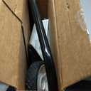 30SNC 36-inch Bi-Directional Wheeled Snow Shovel Pusher and Barn Shovel, 7.5" x 36 ", Blue