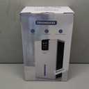 Dehumidifier, Dehumidifiers for Home, 98 OZ Water Tank, (1000 sq.ft) Quiet Dehumidifier for Basement Bathroom Bedroom with Humidity Display, Auto Shut Off, Relaxing 7 Color Ambient Light (Ivory)