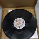 Vinyl Birthday Guest Book Set  Signable Vinyl Record Decor with 12 Colored Markers, Music Cake Topper & Display Stand  Retro Keepsake for Adult Birthday Parties, Celebrations & Events