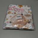 Horaldaily Groovy Retro Boho Tablecloth 60x120 Inch Rectangular, Pink 60s 70s Themed Washable Seasonal Table Cover for Party Picnic Dinner Decor